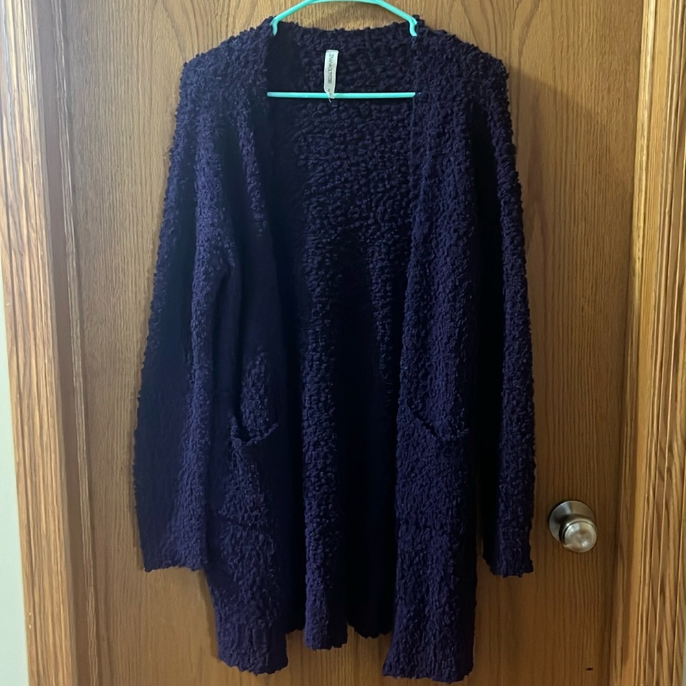 Zenana Outfitters Popcorn Cardigan